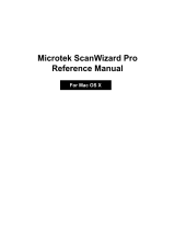 Microtek ScanWizard Pro User manual