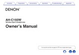 Denon AH-C160W Owner's manual