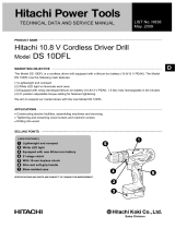 Hitachi DS 10DFL Technical Data And Service Manual