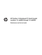 HP Pavilion 14-ab000 Notebook PC series User guide