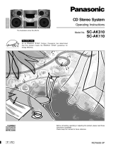 Panasonic SCAK310PC Owner's manual