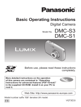 Panasonic DMCS1EB Operating instructions