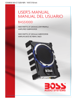 Boss Audio Systems BASS1000 Owner's manual