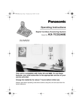 Panasonic KXTCD240E Operating instructions