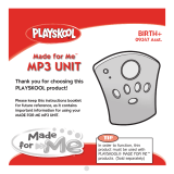 Hasbro Made for Me MP3 Unit Operating instructions