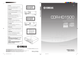 Yamaha CDR-HD 1500 User manual