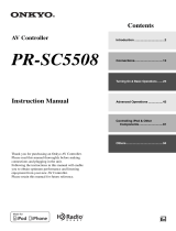 ONKYO PR-SC5508 User manual