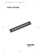 Sanyo SCP-3100 User manual