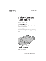 Sony CCD-TR88 User manual