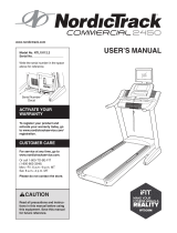 NordicTrack 2450 Treadmill User manual