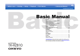 ONKYO TX-RZ810 Owner's manual