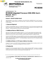 NXP MC68340 Reference guide