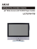 Akai LCT2701TD User manual