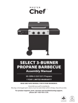 Master Chef Select 3-Burner Assembly Manual