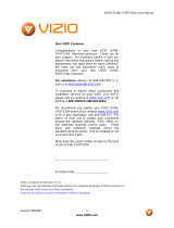 Vizio GV46L FHDTV20A User manual