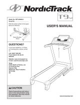 NordicTrack T9 Si Cwl Treadmill User manual