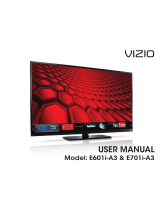 Vizio E701i-A3 User manual