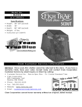 Clam Corp Fish Trap Scout 8244 User manual