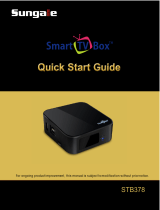 Sungale STB378 Quick start guide
