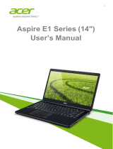 Acer Aspire E1-470 User manual