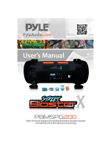 Pyle PBMSPG100 User manual