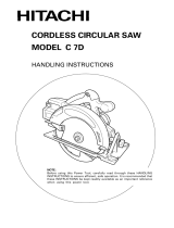 Hitachi C 7D User manual