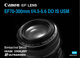 Canon EF 70-300mm f/4.5-5.6 IS USM Operating instructions