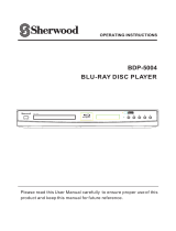 Sherwood BDP-5004 Operating Instructions Manual