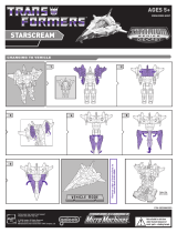 Hasbro Titanium Starscream Operating instructions