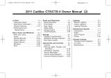 Cadillac 2011 CTS-V Owner's manual