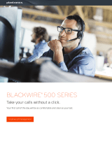 Plantronics Blackwire 500 Series User guide