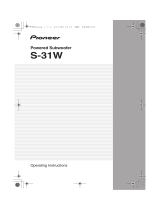Pioneer S-31 Operating instructions