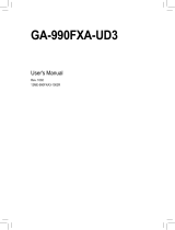 Gigabyte GA-990FXA-UD3 User manual