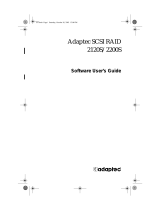 Adaptec XW8200 WORKSTATION User manual