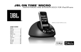 JBL On Time Micro Owner's manual