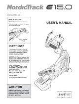 NordicTrack ELITE 17.7 User manual