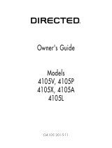Avital 4105X Owner's manual