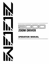 Zoom 5000 Operating instructions
