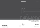 Sony DAV-X1V User manual