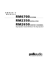 Polk Audio RM2350 User manual