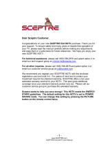 Sceptre HDTV User manual