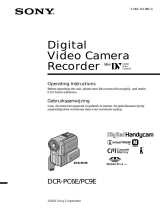 Sony DCR-PC6E User manual