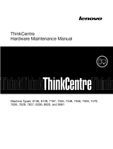 Lenovo 7359 - ThinkCentre M58 - 2 GB RAM Hardware Maintenance Manual