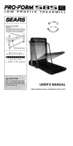 Sears 831.297661 User manual