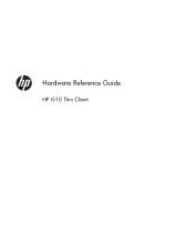 HP t510 Flexible Thin Client Reference guide