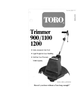 Toro 900 Electric Trimmer User manual