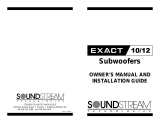 Soundstream Exact 12 Owner's Manual And Installation Manual