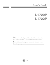 LG L1720PQ Owner's manual
