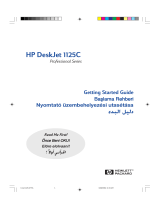 HP DESKJET 1125C PRINTER Quick start guide