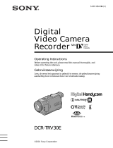 Sony DCR-TRV30E Operating instructions